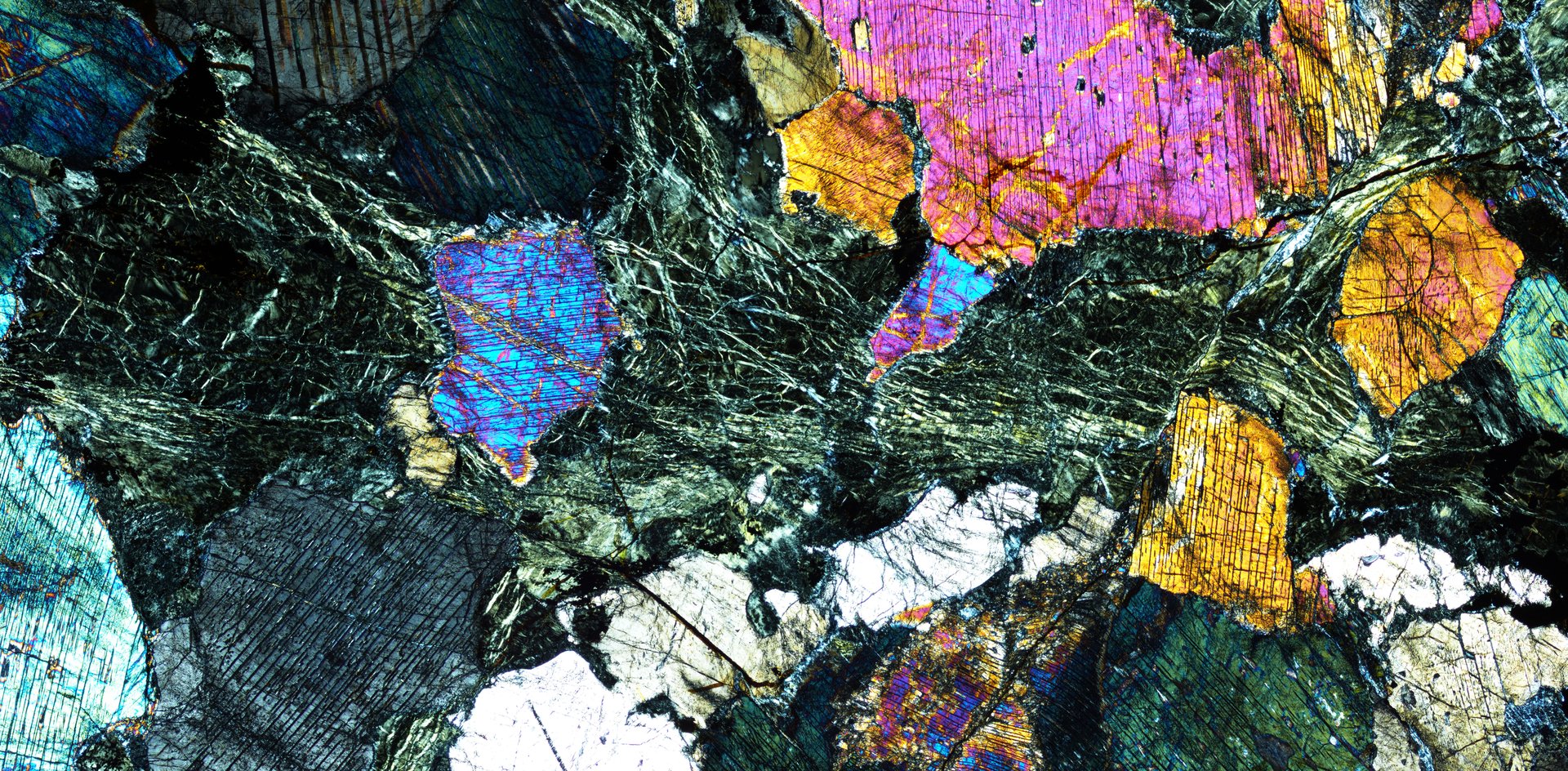 Cross polarized light microscopy